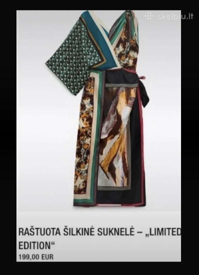 Zara Studio Limited 100% šilko suknelė, XS dydis - nuotraukos Nr. 4