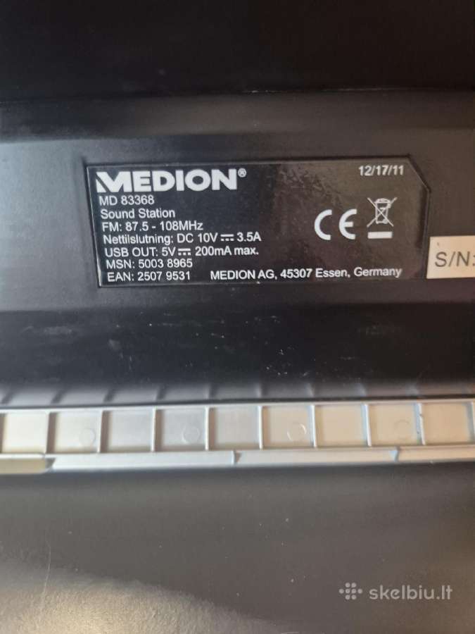 Medion Md 83368 Grotuvas/radija - nuotraukos Nr. 4