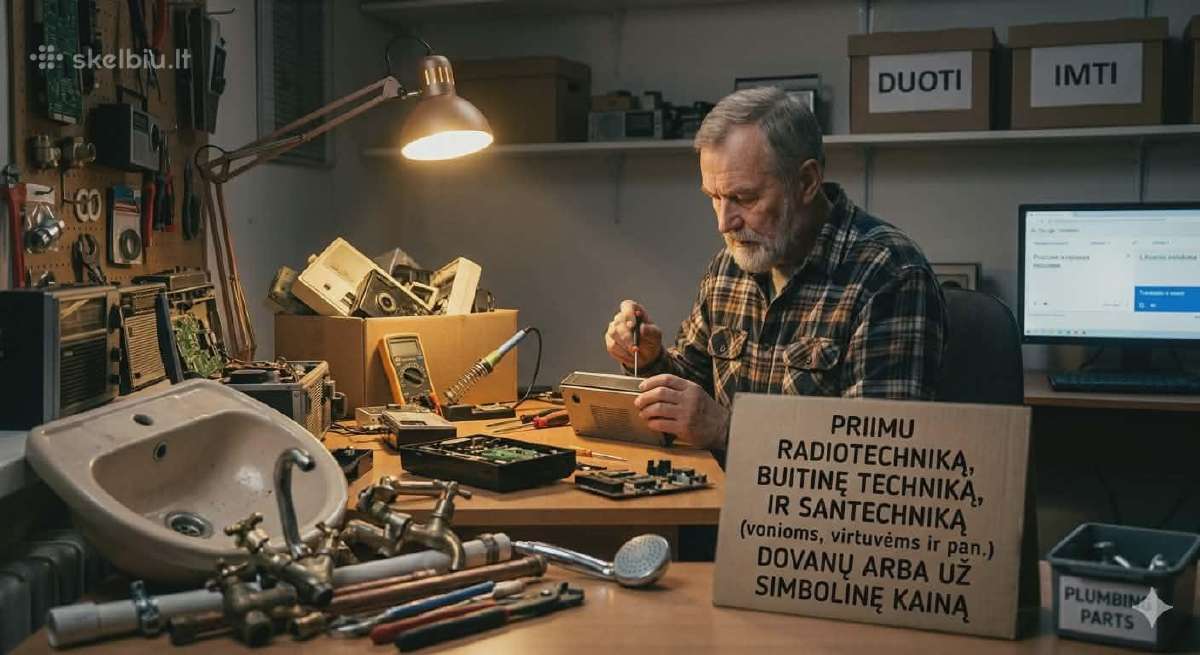 Suteikite senai technikai antrą gyvenimą!