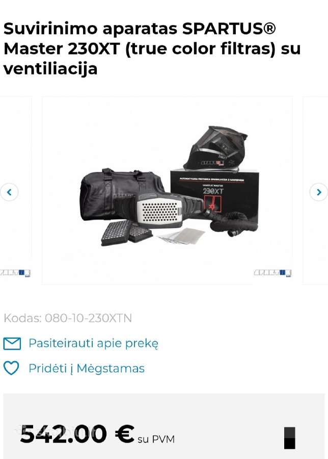 Suvirintojo Skydelis Su Papr Filtravimo Sistema