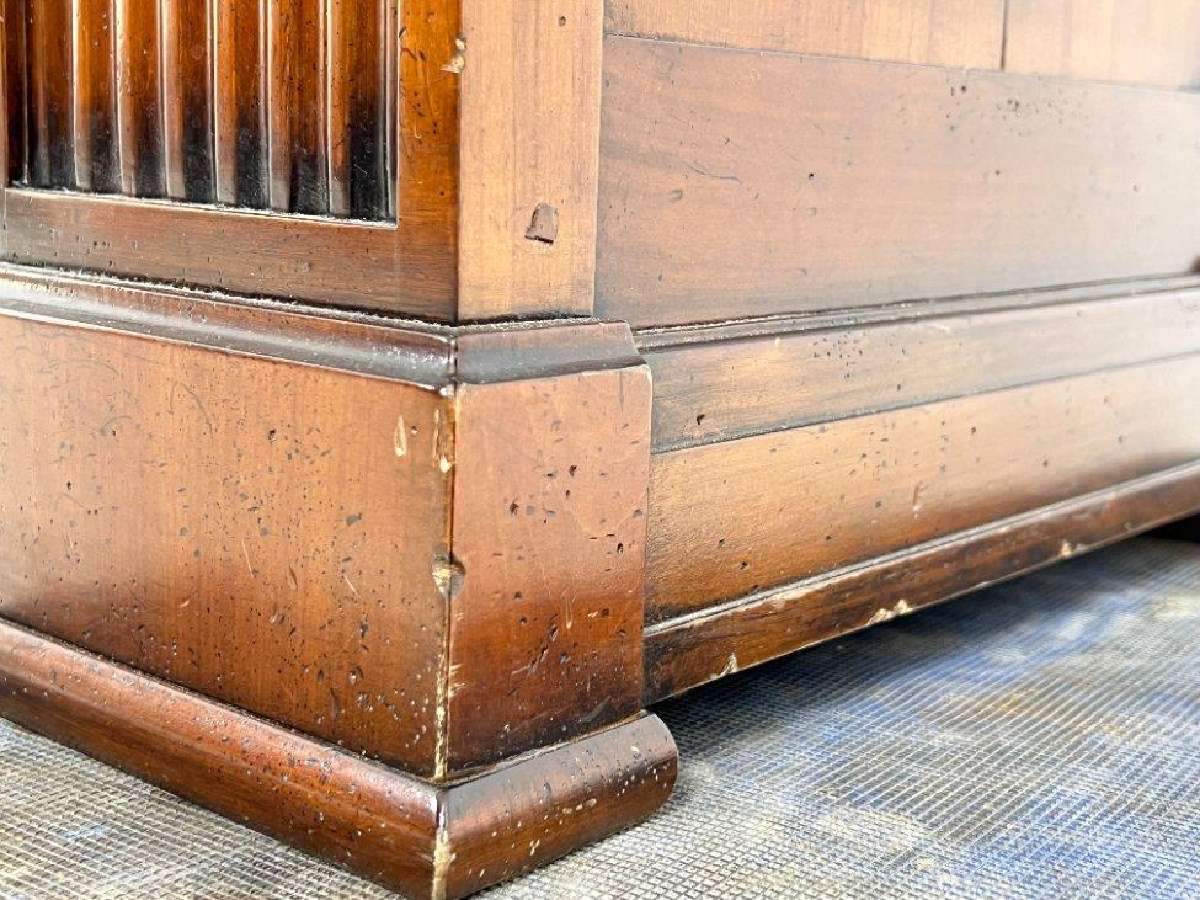 Sendintas, dviejų dalių riešutmedžio bufetas - nuotraukos Nr. 15