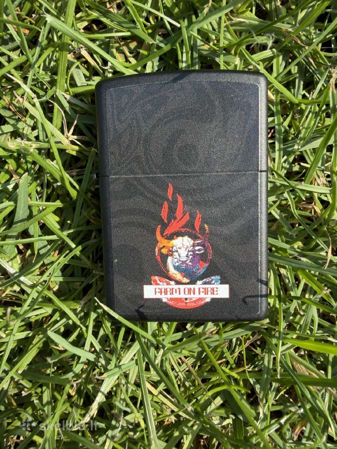 Zippo Matte black “farm on fire naujas - nuotraukos Nr. 4