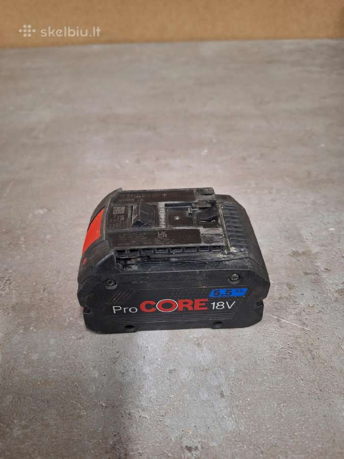 Bosch Gbh 18v-34 CF Biturbo perforatorius 1x5.5 Pr - nuotraukos Nr. 5