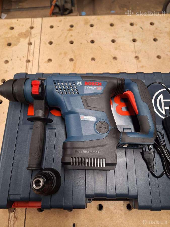 Bosch Gbh 18v-34 CF Biturbo perforatorius 1x5.5 Pr - nuotraukos Nr. 2