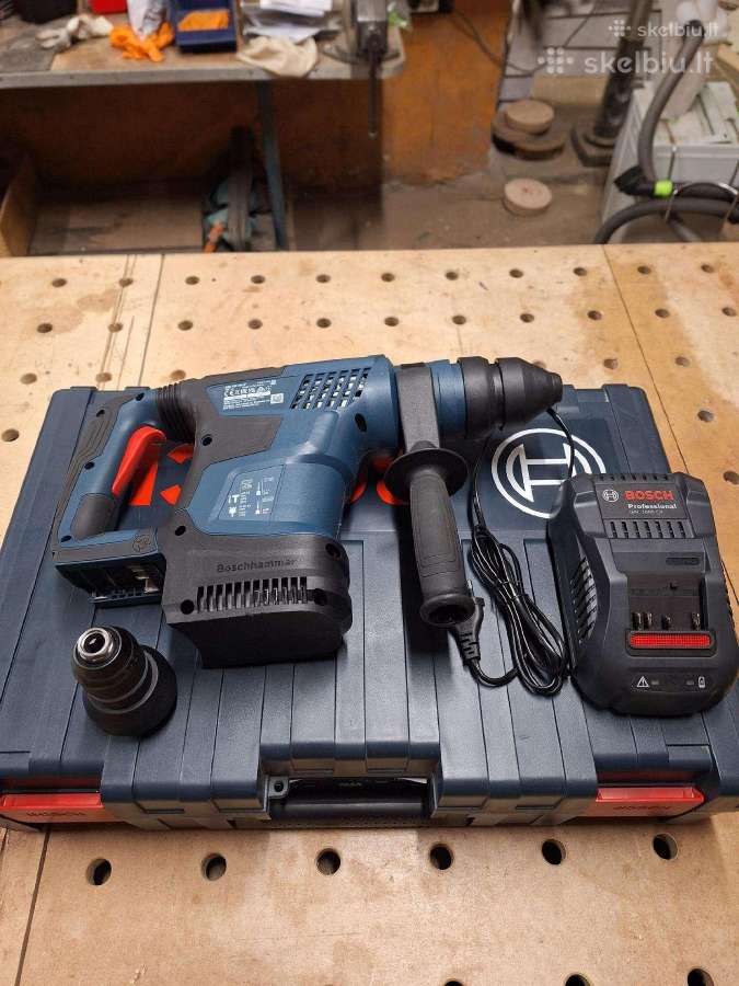 Bosch Gbh 18v-34 CF Biturbo perforatorius 1x5.5 Pr - nuotraukos Nr. 3