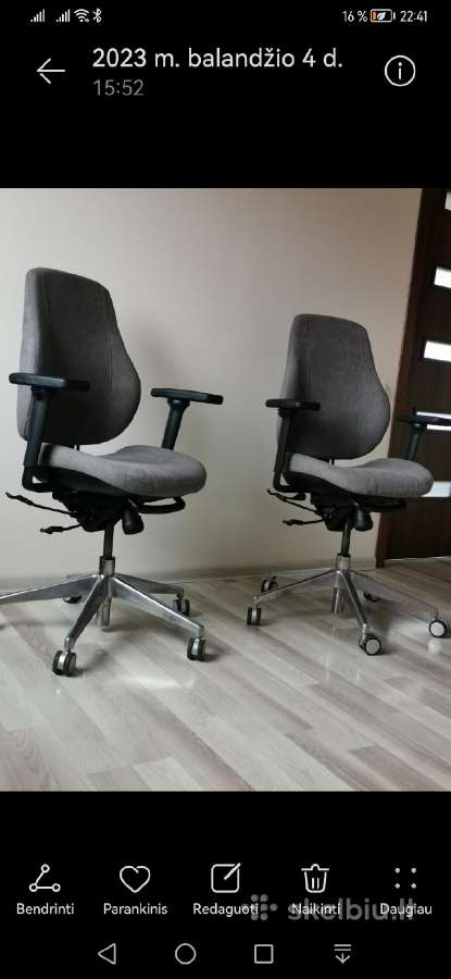 Biuro, kėdės Step+f26 „Švediška kėdė