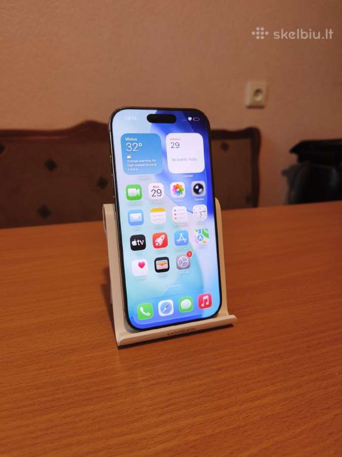 Puikiai veikiantis iPhone 16 Pro, 512gb