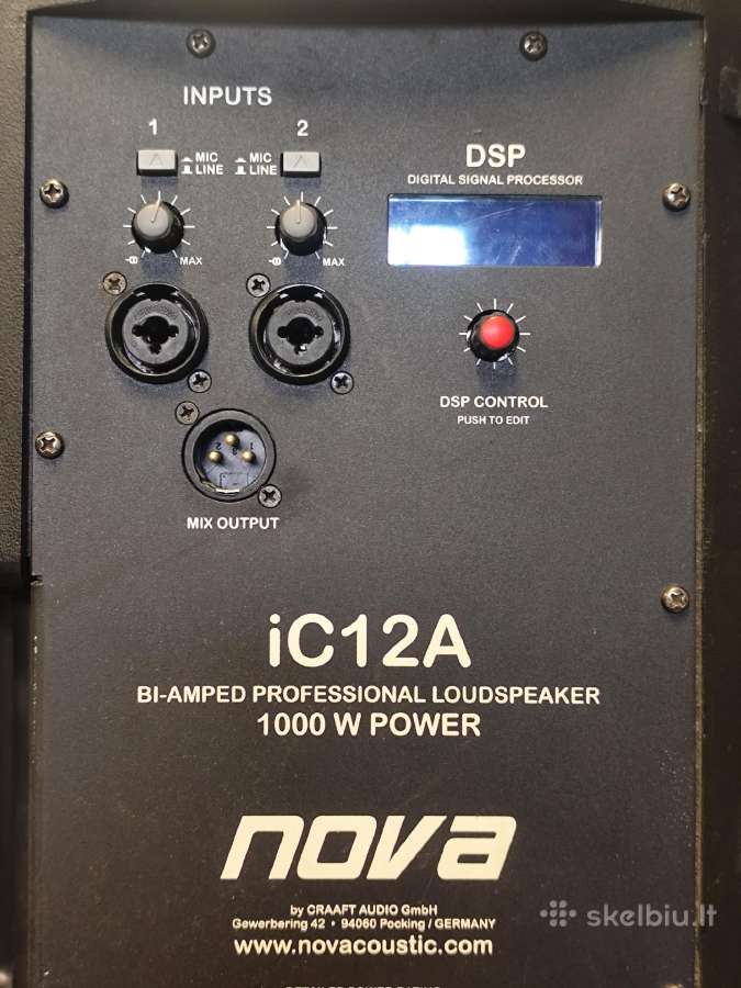Naudota aktyvi kolonėlė su Dsp Nova ic 12a (350w) - nuotraukos Nr. 3