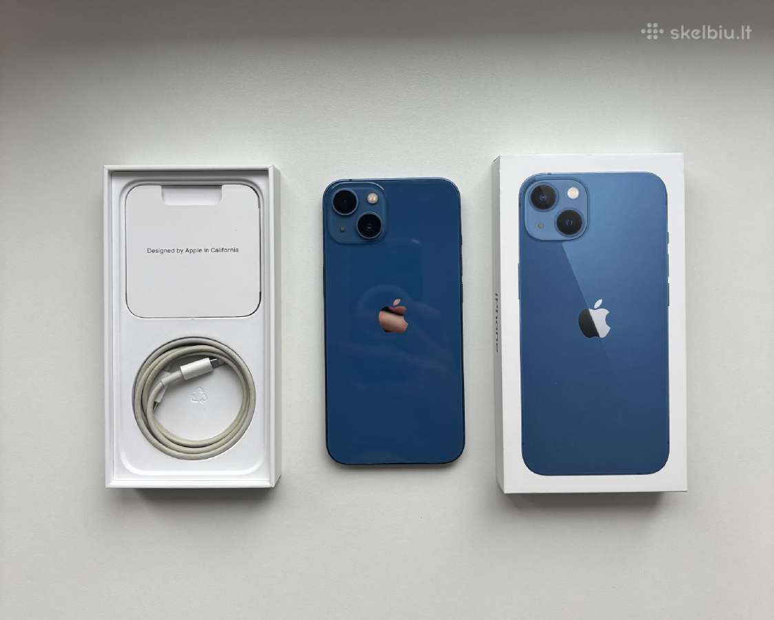 iPhone 13 128gb Blue - nuotraukos Nr. 2
