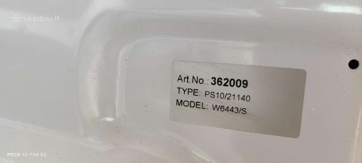 Gorenje 6kg 1400aps/min Mazo Gylio 45cm - nuotraukos Nr. 4