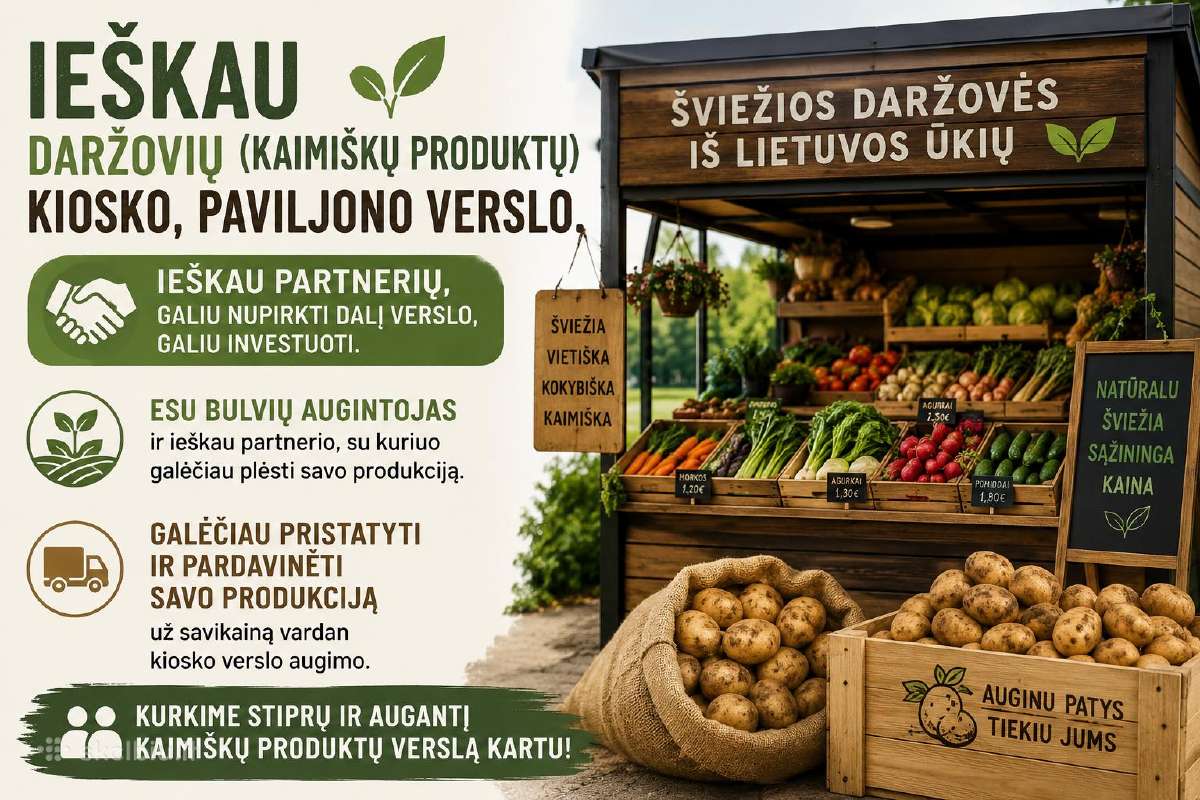 Ieškau Daržovių Kiosko, Pavilijono verslo