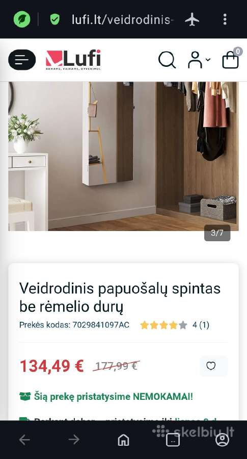 Papuošalų spinta - nuotraukos Nr. 6