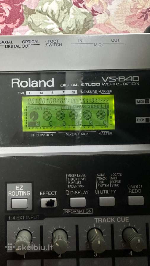 Roland Vs-840 skaitmeninė studijinė darbo stotis - nuotraukos Nr. 5