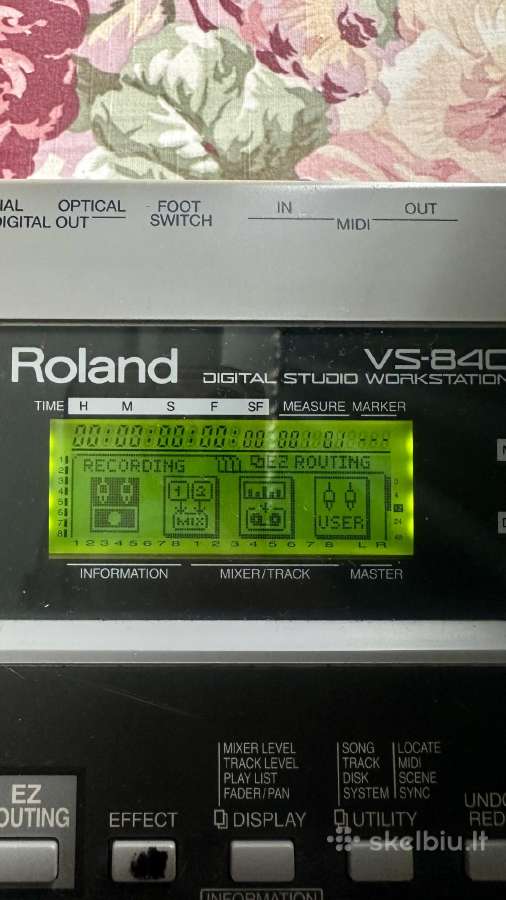Roland Vs-840 skaitmeninė studijinė darbo stotis - nuotraukos Nr. 6