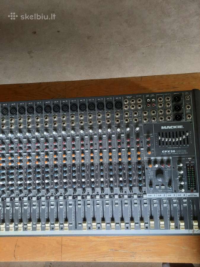 Parduodu mikšerinį pultą Mackie Cfx 20 Mk ll.