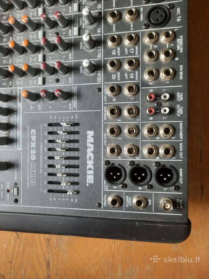 Parduodu mikšerinį pultą Mackie Cfx 20 Mk ll. - nuotraukos Nr. 4