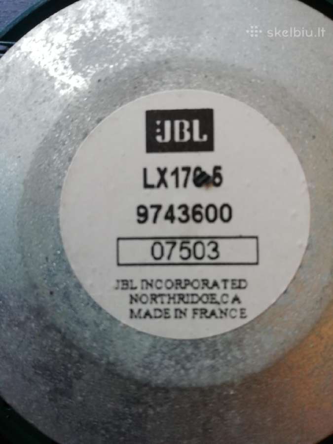 Idealios bukles koloneles Jbl Lx2 - nuotraukos Nr. 3
