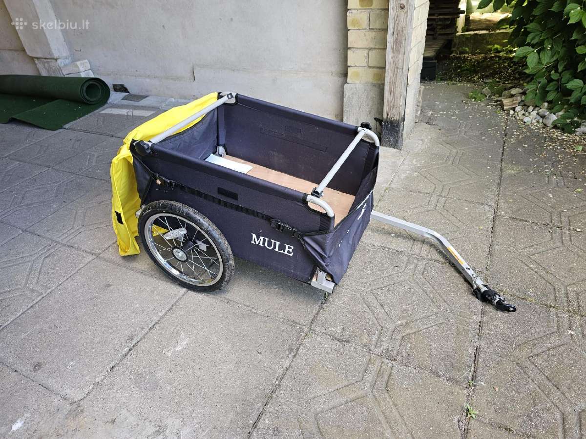 Nauja dviračio priekaba