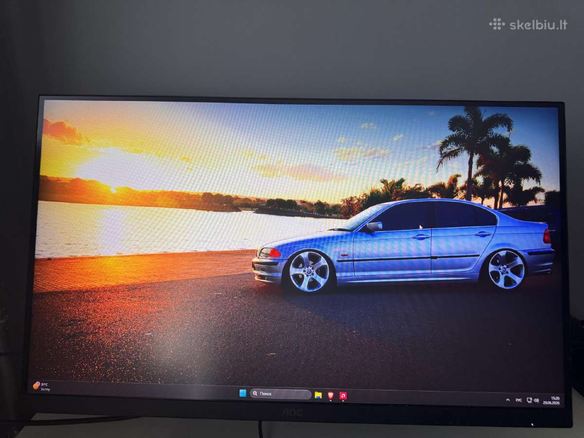 Aoc 27g4x žaidimų monitorius su laikikliu