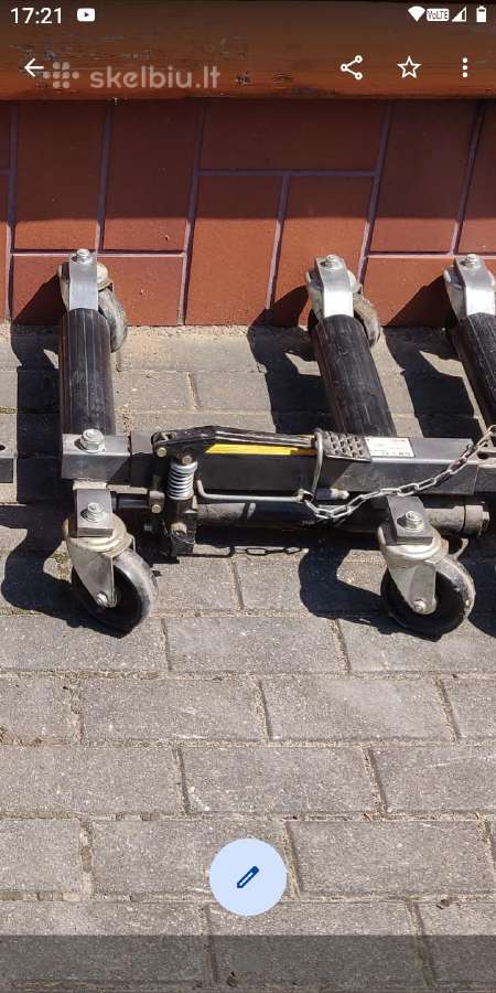 Hidrauliniai automobilio transportavimo vežimėliai - nuotraukos Nr. 2