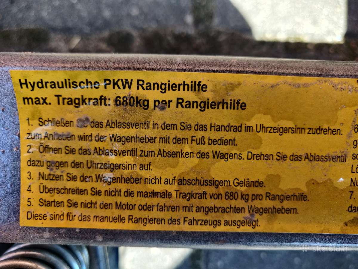 Hidrauliniai automobilio transportavimo vežimėliai - nuotraukos Nr. 3