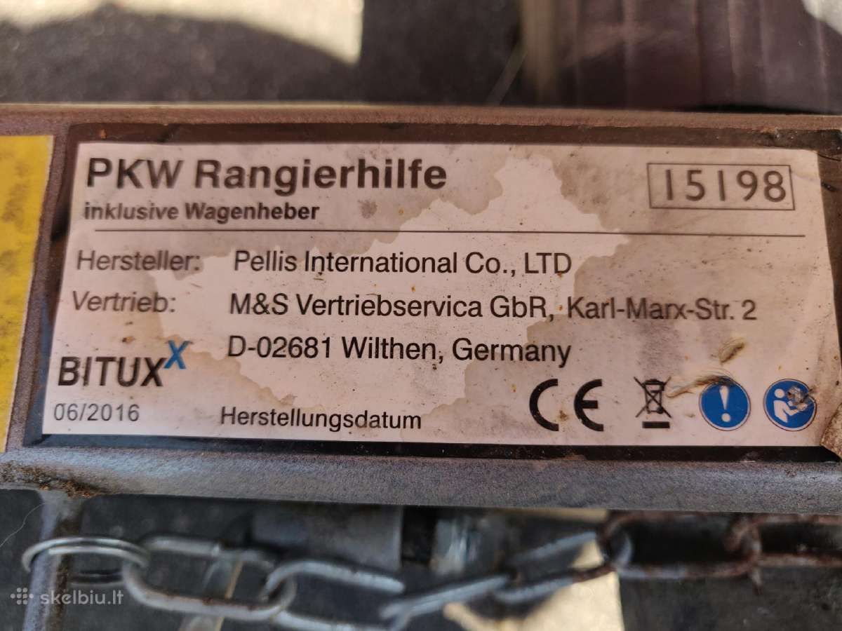 Hidrauliniai automobilio transportavimo vežimėliai - nuotraukos Nr. 4