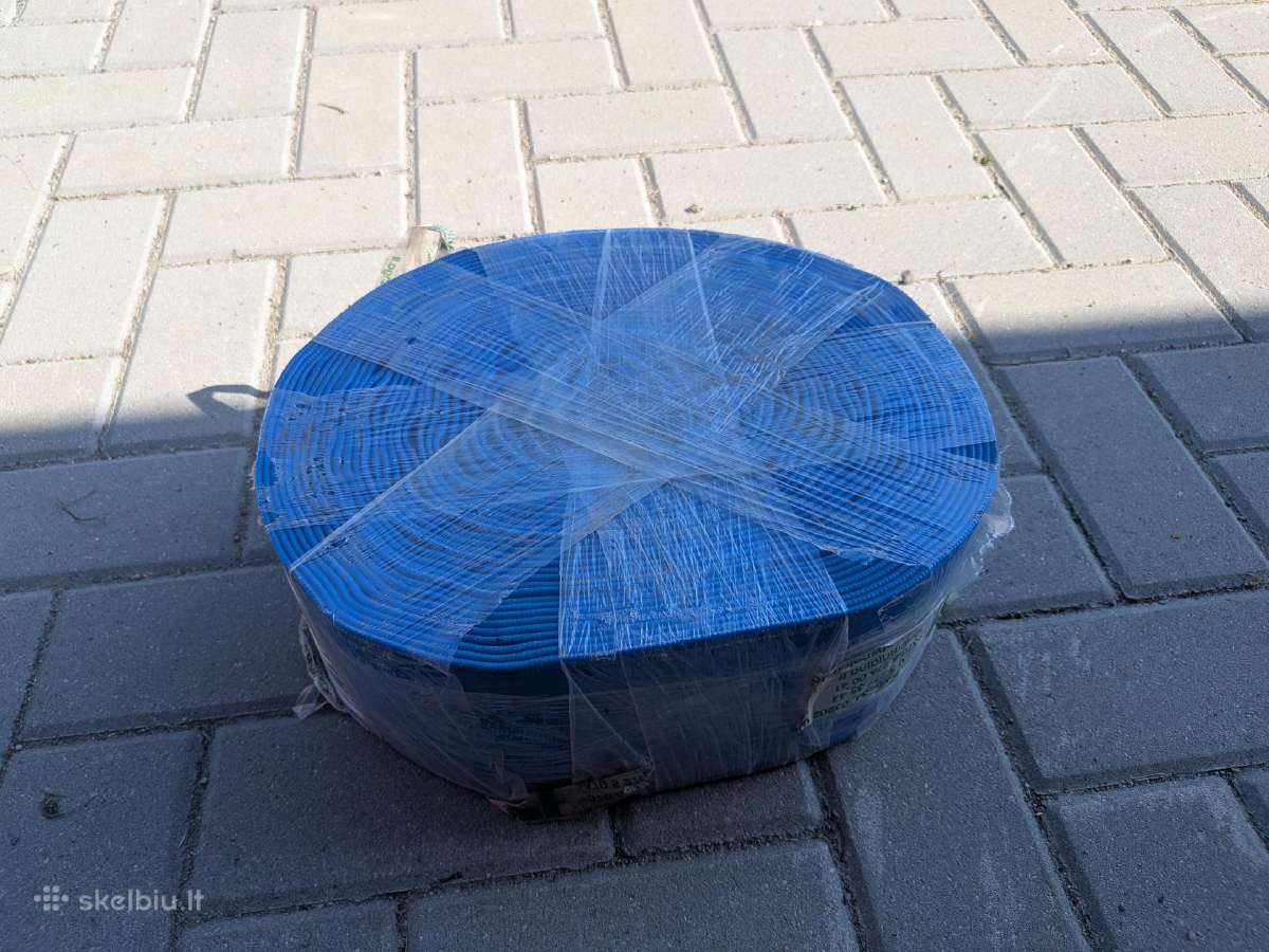 Vamzdis Lay Flat Pvc 3" (77mm), Sky, 20 M - nuotraukos Nr. 2