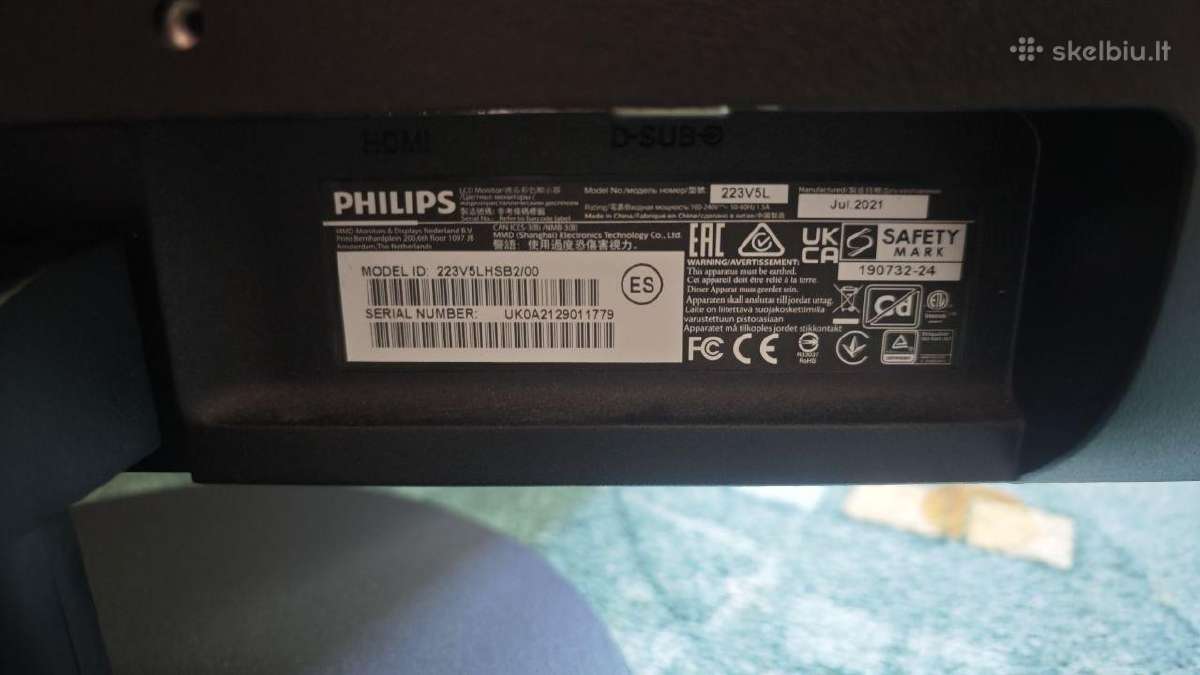 Monitor Philips - nuotraukos Nr. 2