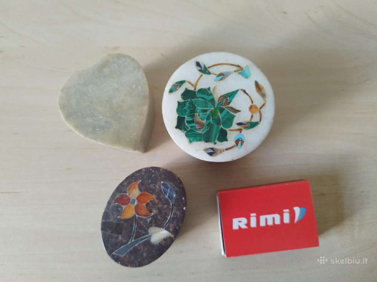 Akmeninių dėžučių rinkinys - nuotraukos Nr. 8
