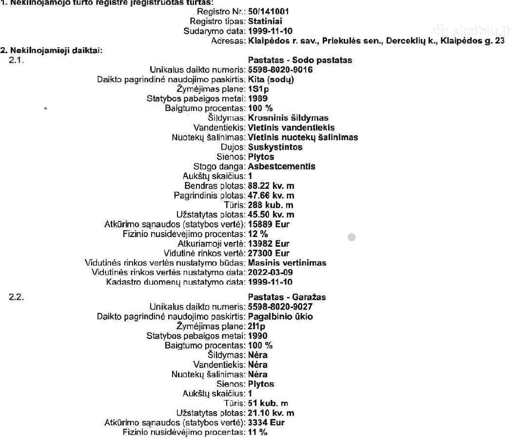 Parduodamas sodo namas Priekulės sen., s/b „Dituva - nuotraukos Nr. 24
