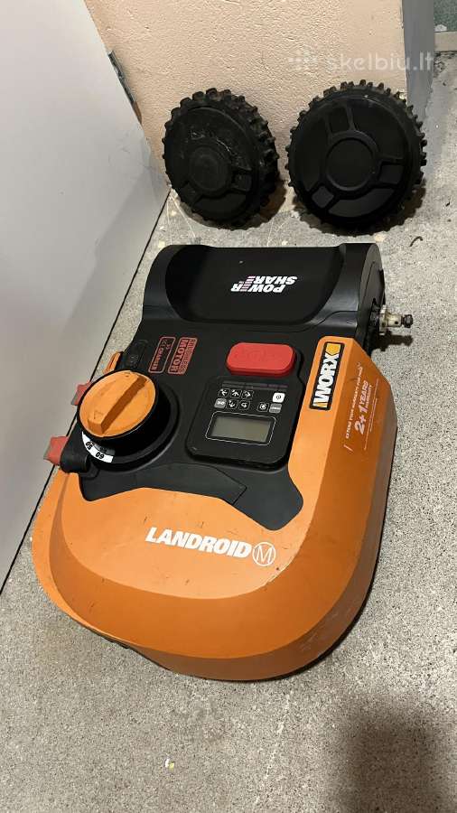 Vejos robotas Worx Landroid 700/1000 dalimis