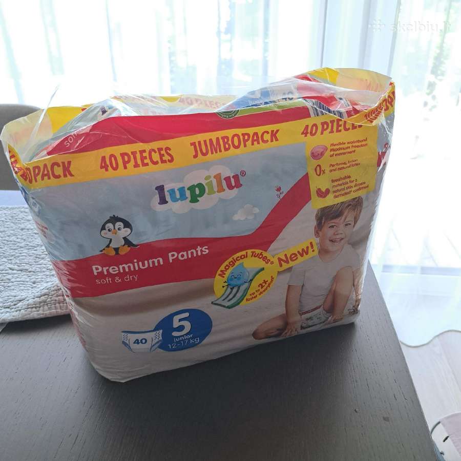 Lupilu 5 dydžio sauskelnių nauja pakuotė