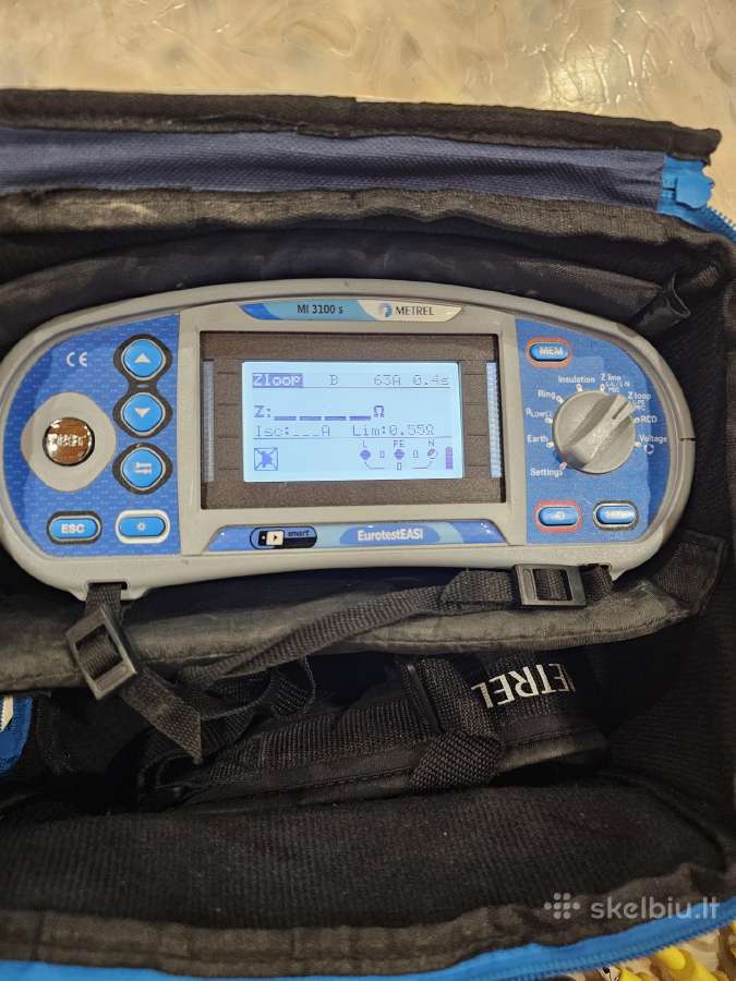 Daugiafunkcinis instaliacij tester Metrel Mi-3100s - nuotraukos Nr. 2