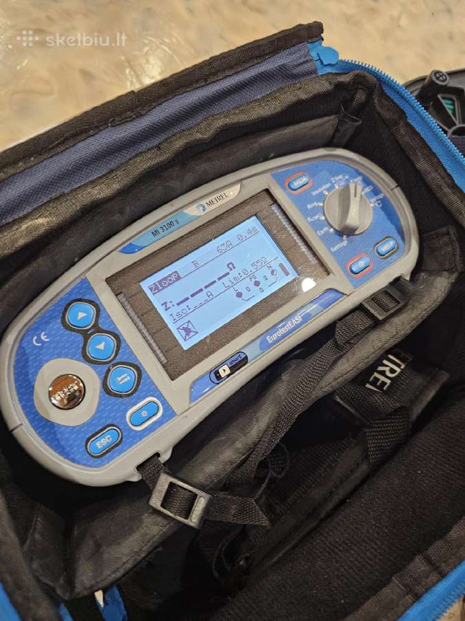 Daugiafunkcinis instaliacij tester Metrel Mi-3100s - nuotraukos Nr. 5