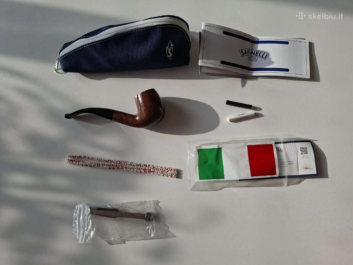 Savinelli pypkė su priedais Nauja!