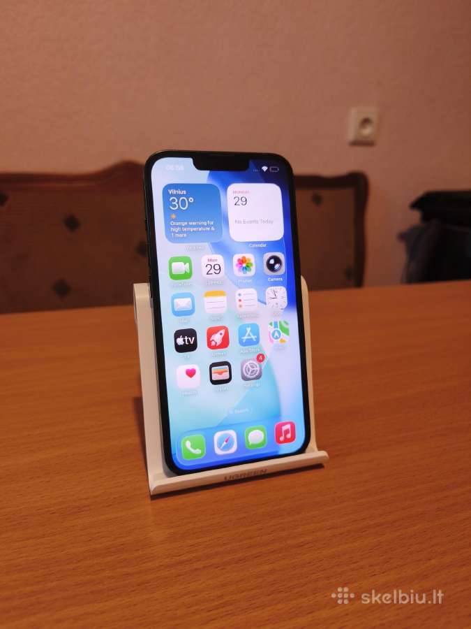 Juodas iPhone 13 , 128gb