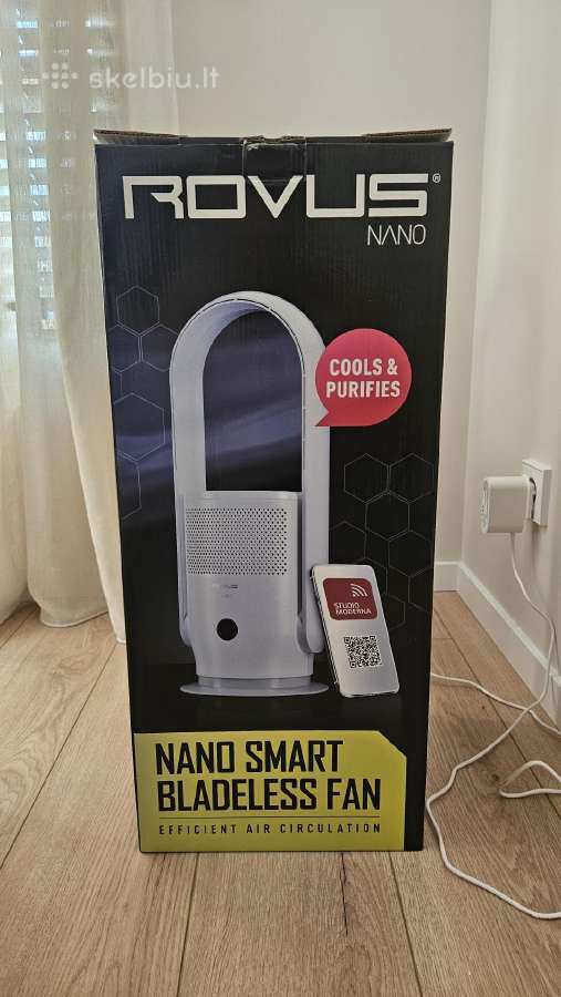 Ventiliatorius Rovus Nano Smart Bladeless Fan - nuotraukos Nr. 3