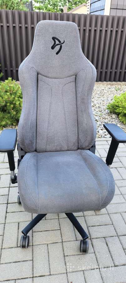 Arozzi Vernazza žaidimų kėdė Soft Fabric Pelenų