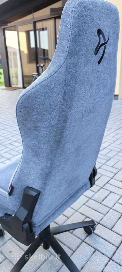 Arozzi Vernazza žaidimų kėdė Soft Fabric Pelenų - nuotraukos Nr. 3