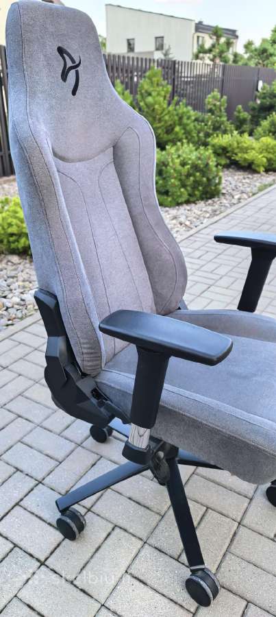 Arozzi Vernazza žaidimų kėdė Soft Fabric Pelenų - nuotraukos Nr. 6