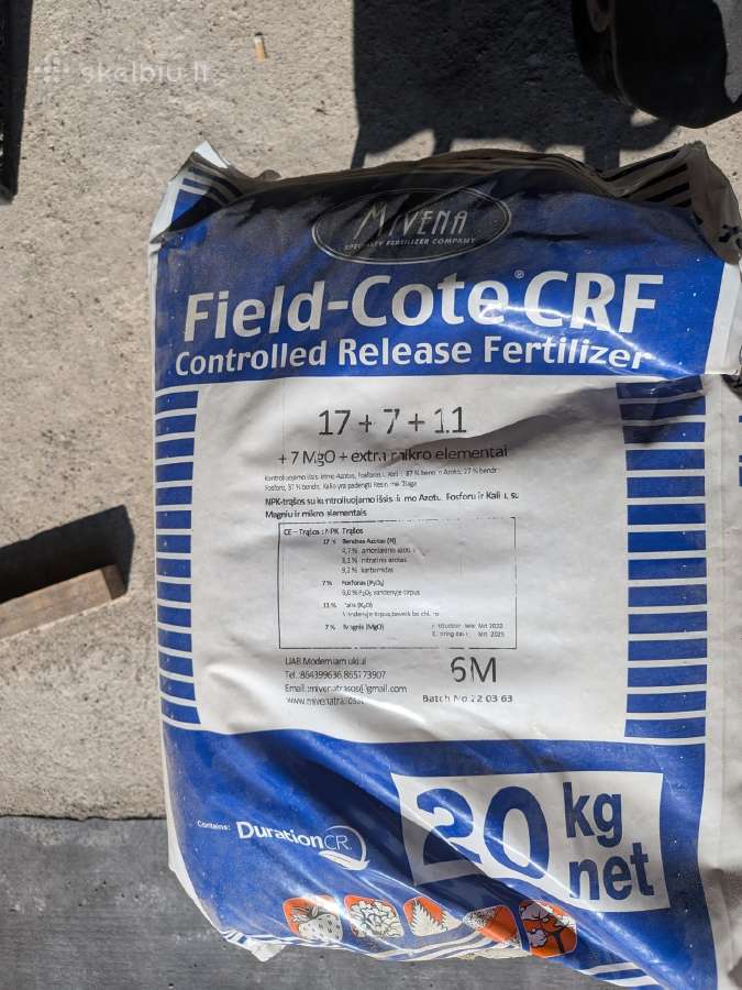 Ilgai veikiančios trąšos, Mivena Field Cote, 20kg