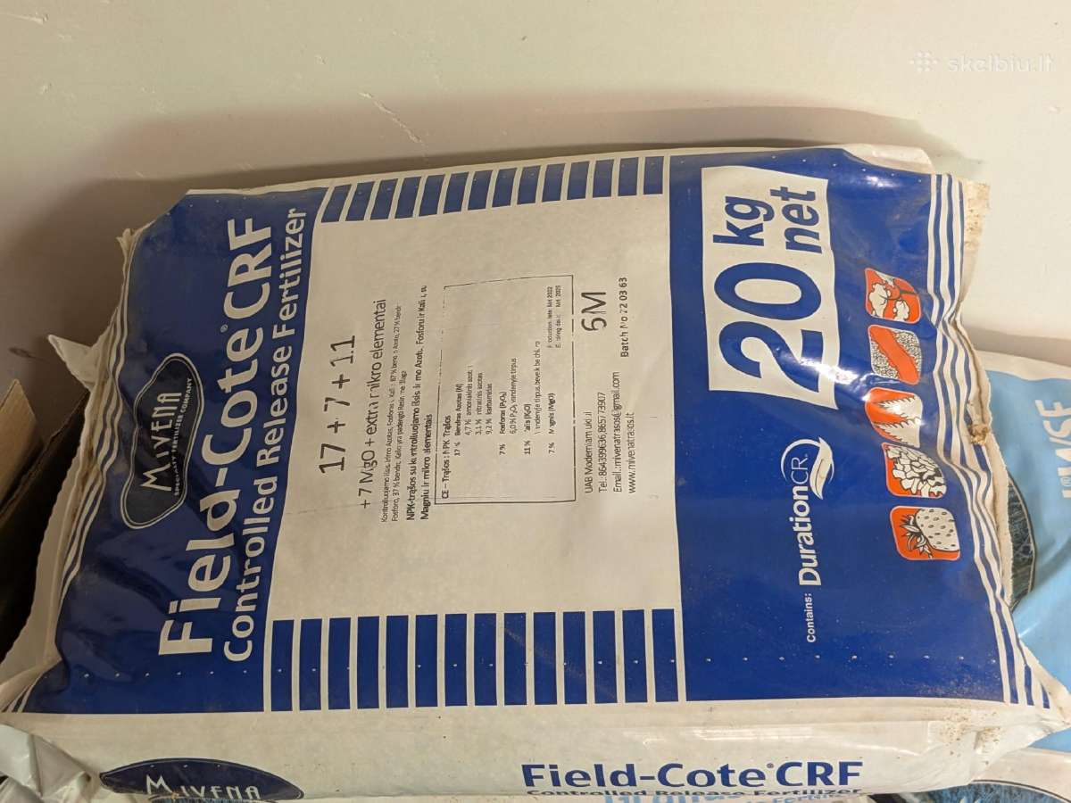 Ilgai veikiančios trąšos, Mivena Field Cote, 20kg - nuotraukos Nr. 2