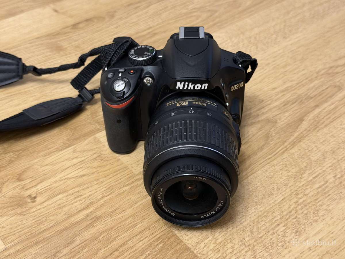 Nikon D3200 / 18-55mm Af-s / Dslr / 6.3k kadrų - nuotraukos Nr. 2