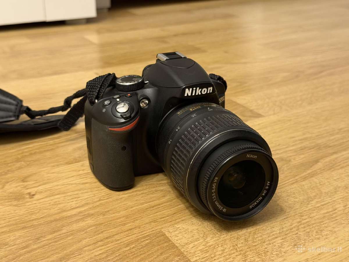Nikon D3200 / 18-55mm Af-s / Dslr / 6.3k kadrų - nuotraukos Nr. 3