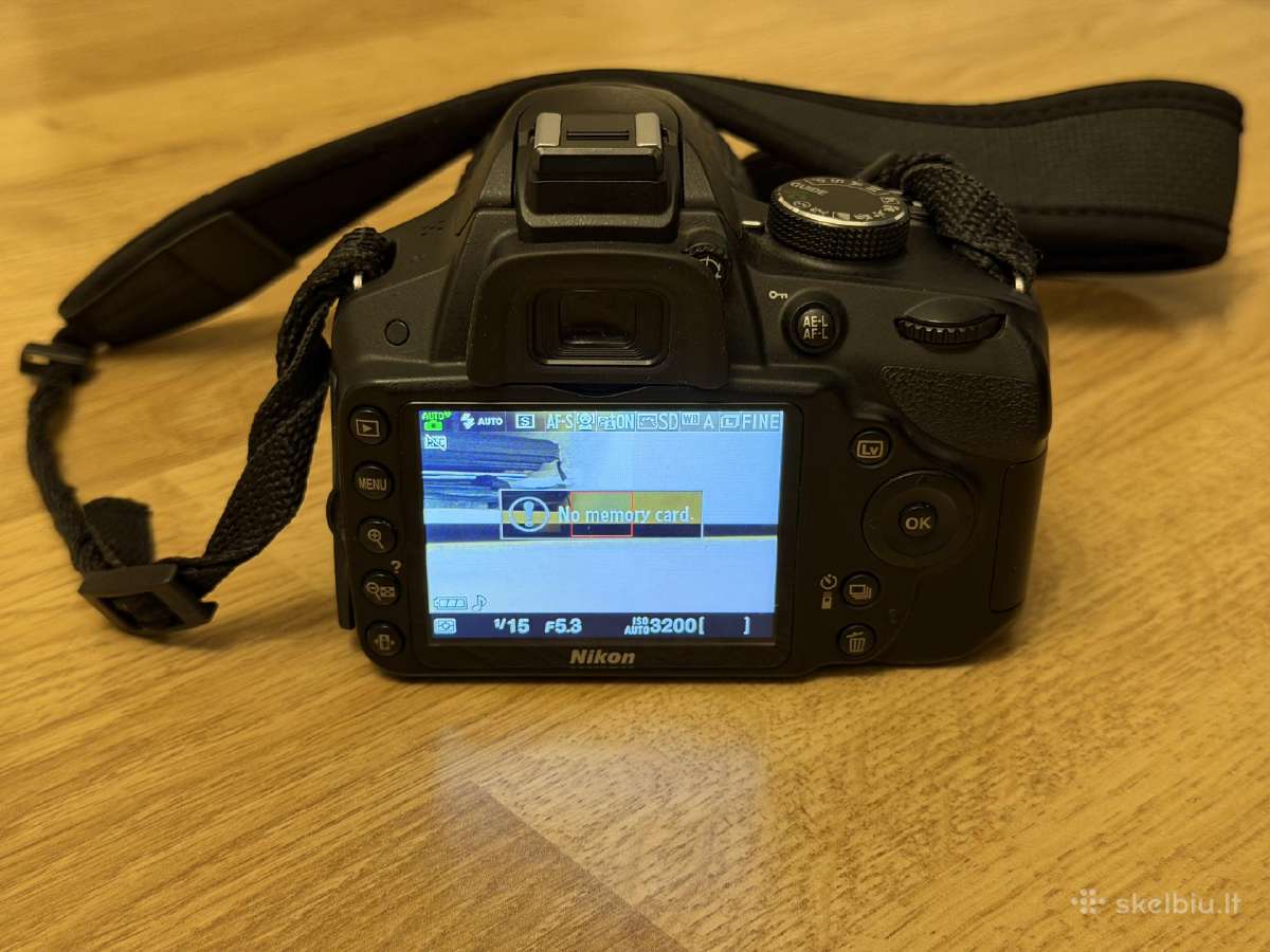 Nikon D3200 / 18-55mm Af-s / Dslr / 6.3k kadrų - nuotraukos Nr. 5