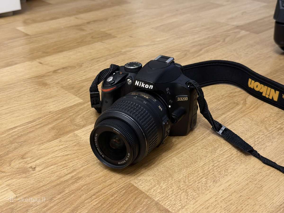 Nikon D3200 / 18-55mm Af-s / Dslr / 6.3k kadrų - nuotraukos Nr. 8