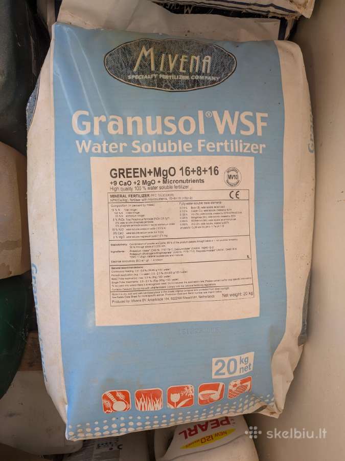 Vandenyje tirpios trąšos Granusol, braškėms 20kg