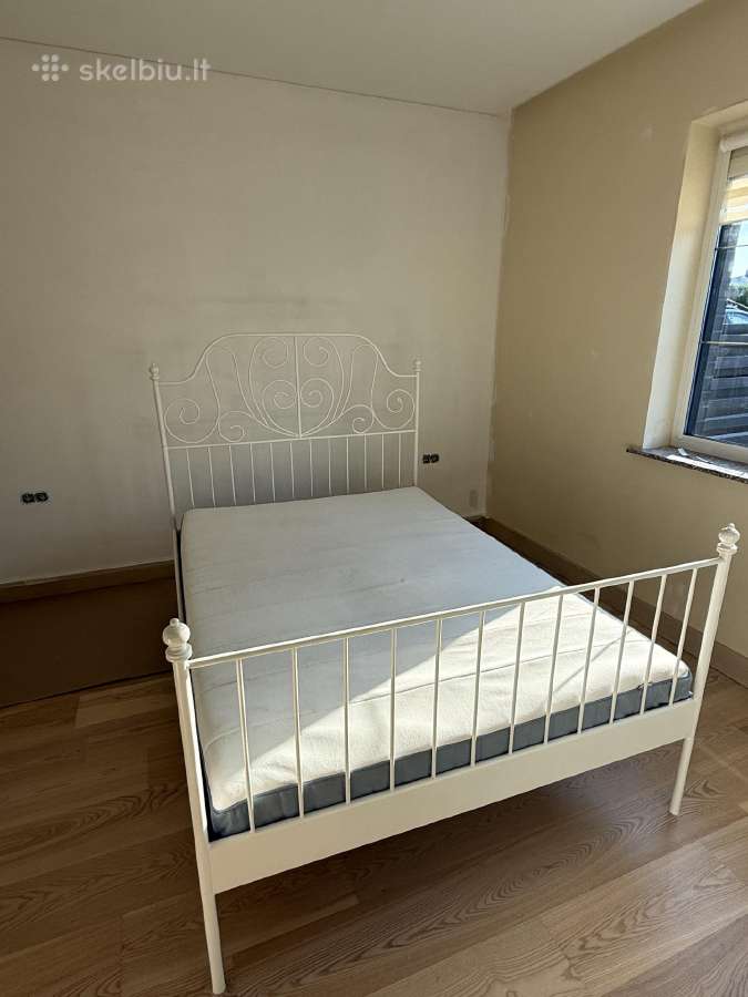 Ikea lova Leirvik ir spyruoklinis Ikea ciuzinys