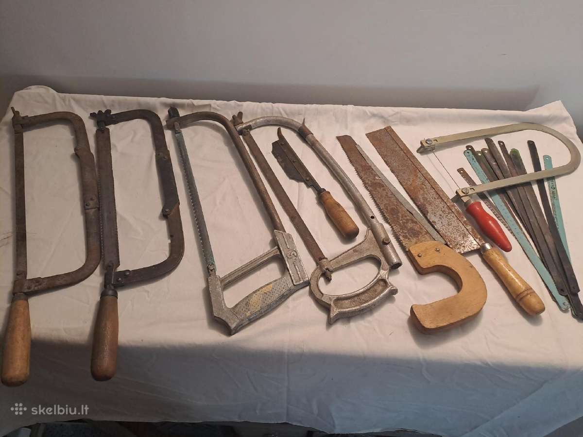 Senoviniai pjūklai ir kiti įrankiai - nuotraukos Nr. 2