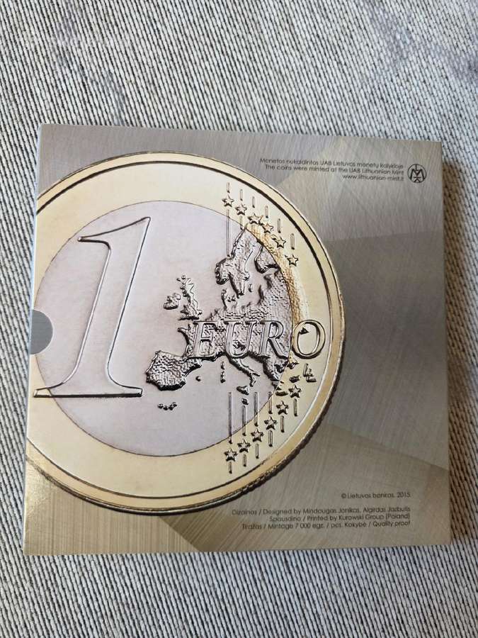 2015 m. Lt eurų rinkinys - nuotraukos Nr. 2